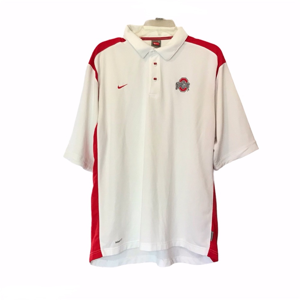 Nike Ohio State Buckeyes Nikefit Polo